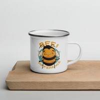 Емайлирано канче "Bee The Difference" - small - 4