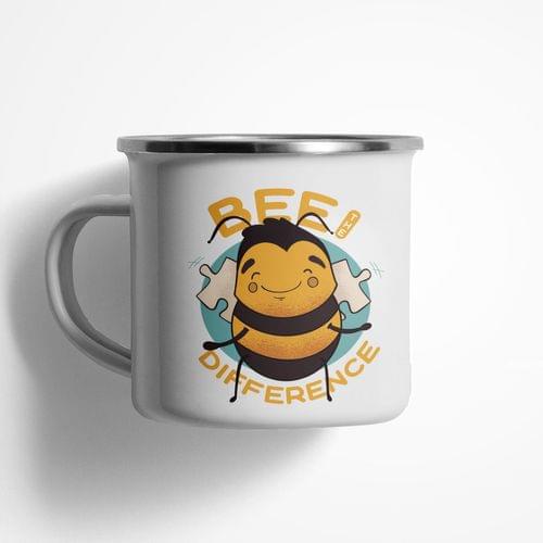 Емайлирано канче &amp;quot;Bee The Difference&amp;quot; - 1