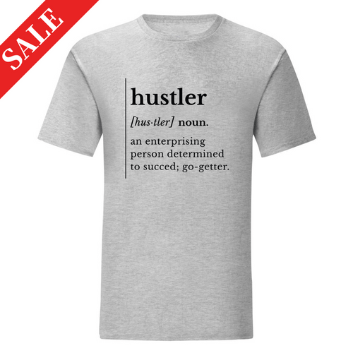 Мъжка тениска &amp;quot;Hustler&amp;quot; (Сиво)