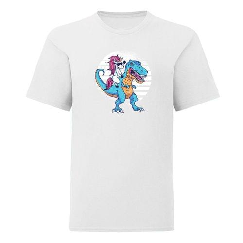 Тениска "Еднорог и T-Rex" (детска) - 2
