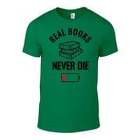 Мъжка тениска "Books Never Die" - small - 4