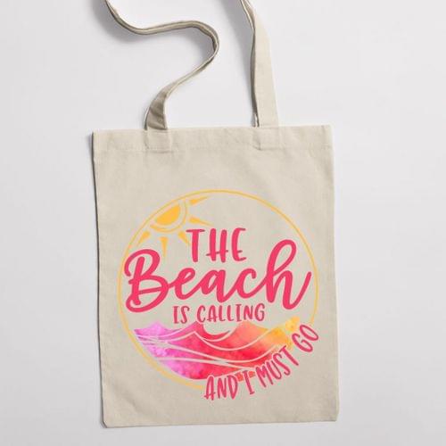 Eко чанта "The Beach Is Calling" - 2