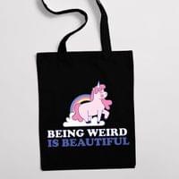 Eко чанта "Beautiful weird" - small - 1