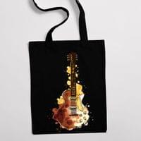 Eко чанта "Watercolor Guitar" - small - 0