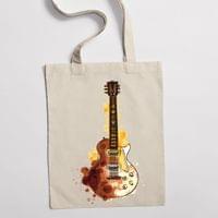 Eко чанта "Watercolor Guitar" - small - 1