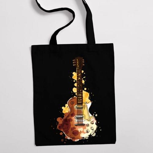 Eко чанта &amp;quot;Watercolor Guitar&amp;quot; - 1