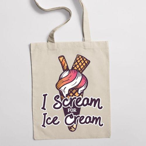Eко чанта "Scream Ice Cream" - 2