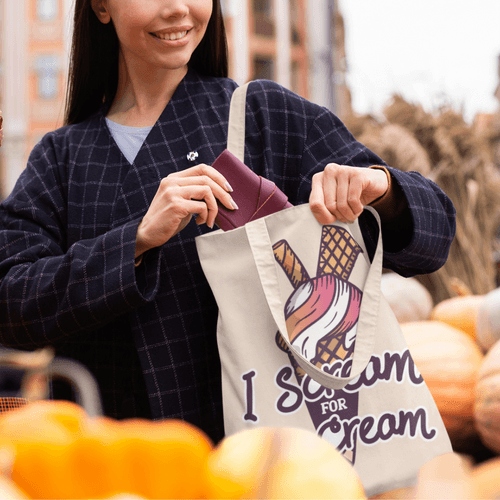 Eко чанта &amp;quot;Scream Ice Cream&amp;quot; - 1