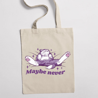 Еко чанта "Maybe Never" - small - 2 Еко чанта "Maybe Never" - small - 2