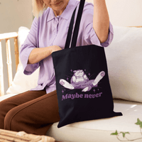 Еко чанта "Maybe Never" - small - 0 Еко чанта "Maybe Never" - small - 0