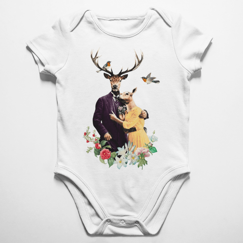 Бебешко боди &amp;quot;Fancy Deer Family&amp;quot;