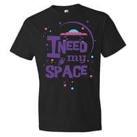Мъжка тениска "I need my space" - small - 1 Мъжка тениска "I need my space" - small - 1