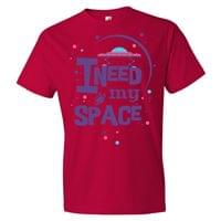 Мъжка тениска "I need my space" - small - 2 Мъжка тениска "I need my space" - small - 2