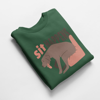 Ватирана блуза "Sit Happens" - small - 4
