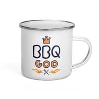 Емайлирано канче "BBQ God" - small - 3