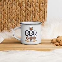 Емайлирано канче "BBQ God" - small - 4