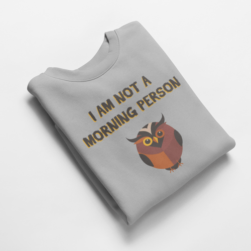 Ватирана блуза &amp;quot;Not A Morning Person&amp;quot; - 1