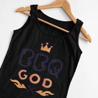 Мъжки потник "BBQ God" - small - 3
