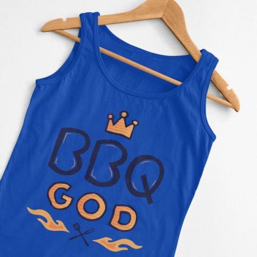 Мъжки потник "BBQ God" - 2