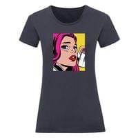 Дамска тениска "Pop Art Girl" - small - 4