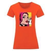 Дамска тениска "Pop Art Girl" - small - 5
