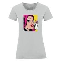 Дамска тениска "Pop Art Girl" - small - 16