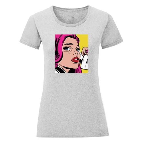 Дамска тениска "Pop Art Girl" - 2