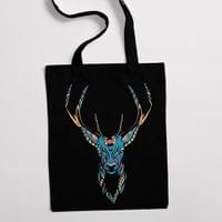Eко чанта "Trippy Deer" - small - 0