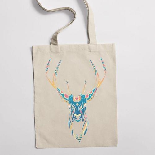 Eко чанта "Trippy Deer" - 2