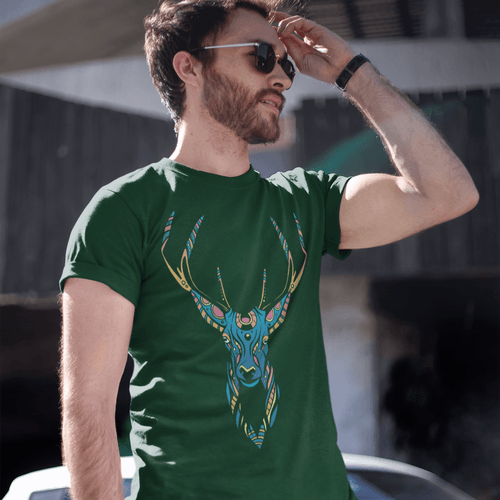 Мъжка тениска &amp;quot;Trippy Deer&amp;quot; - 1