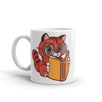 Чаша "Четящо коте" - small - 0