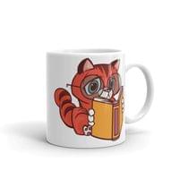 Чаша "Четящо коте" - small - 2