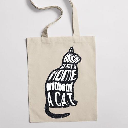 Еко чанта &amp;quot;A Home Without A Cat&amp;quot; - 1
