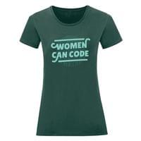 Дамска тениска "Women Code" - small - 0