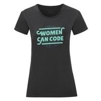 Дамска тениска "Women Code" - small - 1