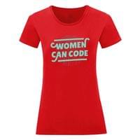Дамска тениска "Women Code" - small - 2