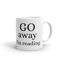 Чаша "Go away I'm reading" - small - 2