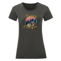 Дамска тениска "Happy Camper" - small - 2 Дамска тениска "Happy Camper" - small - 2