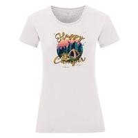 Дамска тениска "Happy Camper" - small - 16 Дамска тениска "Happy Camper" - small - 16