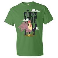 Мъжка тениска "Chicks Love" - small - 4