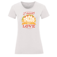 Тениска "I Need Tacos" (дамска) - small - 6