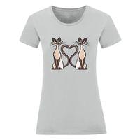 Дамска тениска "Сиамски котки" - small - 8