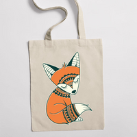 Eко чанта "Tribal Fox" - small - 2