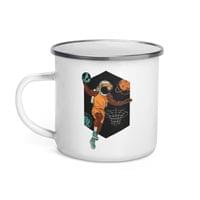 Емайлирано канче "Космически баскетбол" - small - 1