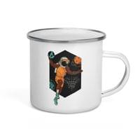 Емайлирано канче "Космически баскетбол" - small - 3