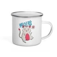 Емайлирано канче "K-pop Kitty" - small - 3