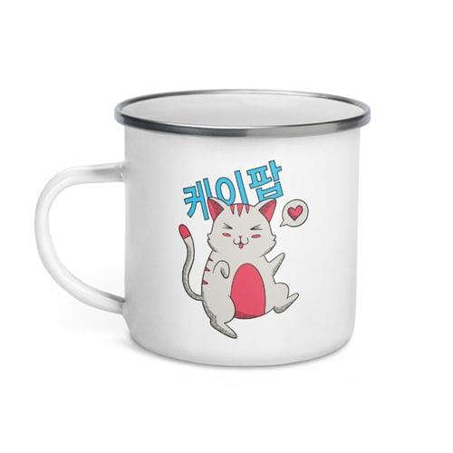 Емайлирано канче "K-pop Kitty" - 2