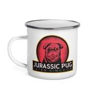Емайлирано канче "Jurassic Pug" - small - 1