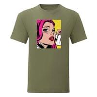 Мъжка тениска "Pop Art Girl" - small - 4