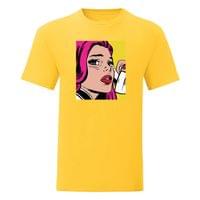 Мъжка тениска "Pop Art Girl" - small - 0